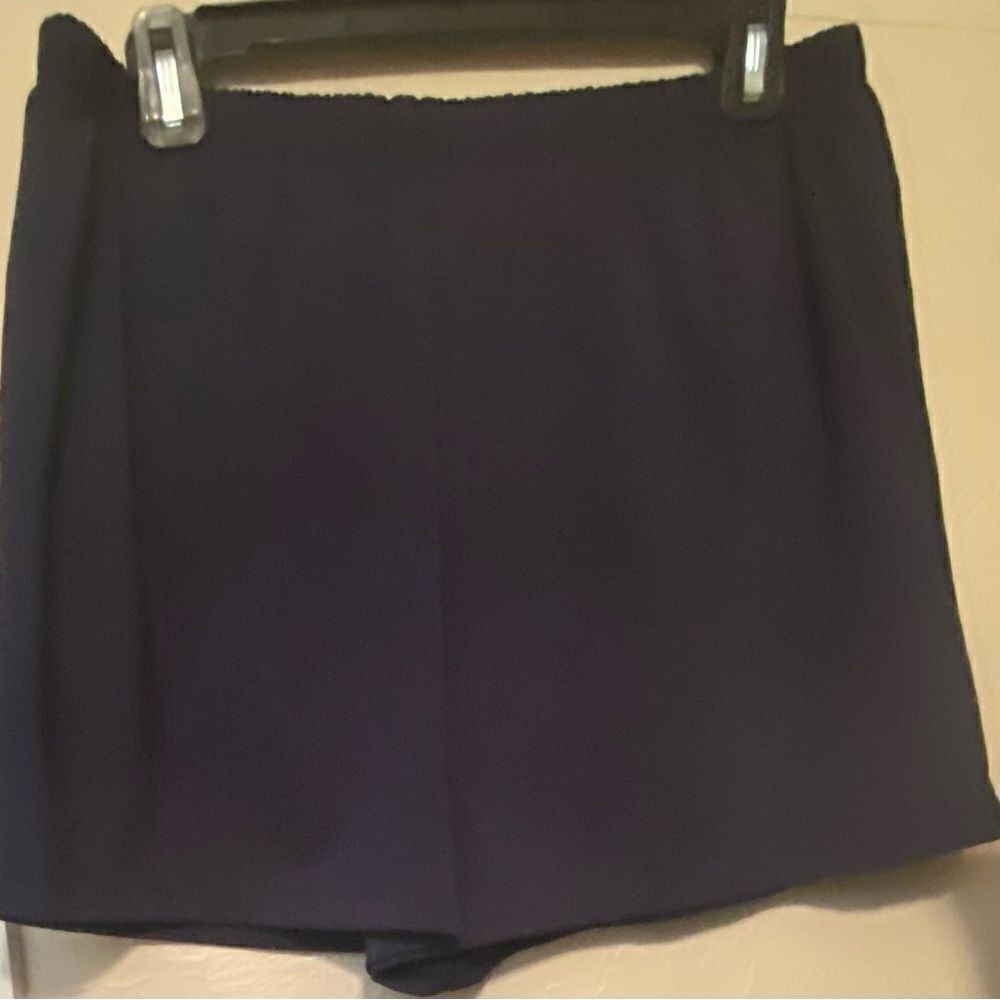 Athletic Navy Blue Shorts With Complete Panty Lining Inside